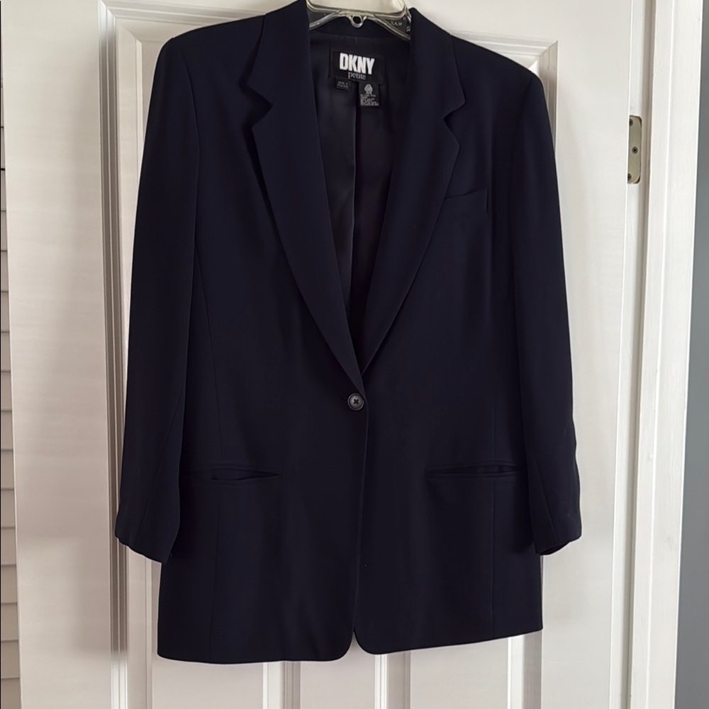DKNY Women's Dark Navy Blazer